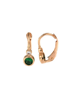 Rose gold kids earrings BRA08-07-03