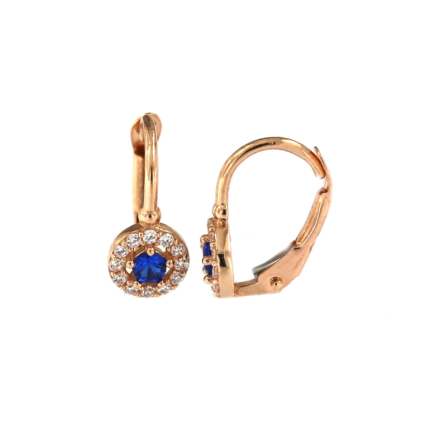 Rose gold kids earrings BRA08-09-01
