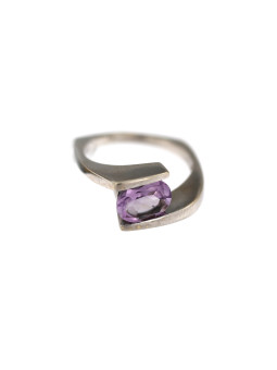 White gold amethyst ring DBA04-04