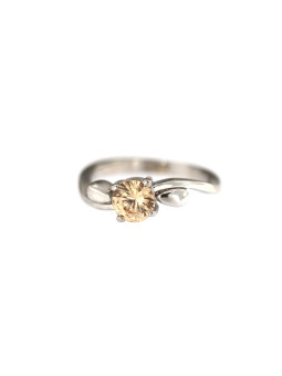 White gold zirconia ring DBA08-01