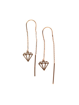 Rose gold earrings BRG01-06-01