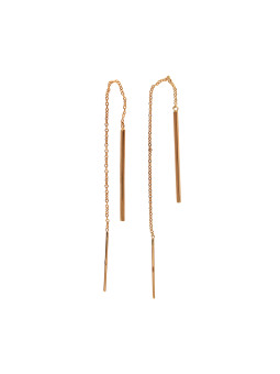 Rose gold earrings BRG01-09-01
