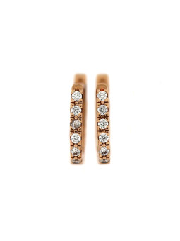 Rose gold earrings BRA09-01-02