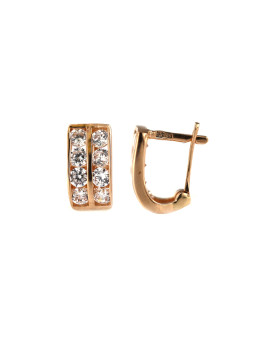 Rose gold kids earrings BRA09-01-09