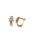 Rose gold kids earrings BRA10-01-12 
