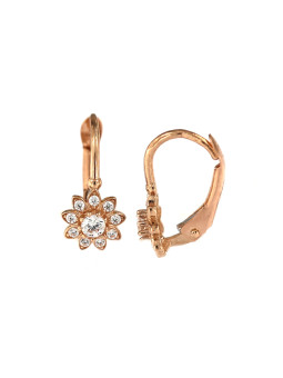 Rose gold kids earrings BRA10-01-13