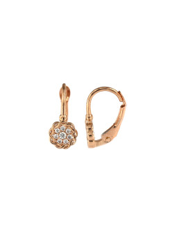 Rose gold kids earrings BRA10-01-14