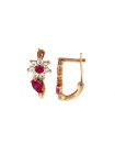 Rose gold kids earrings BRA10-03-04 