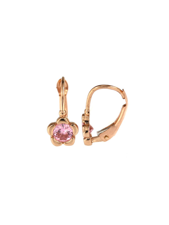 Rose gold kids earrings BRA10-04-07