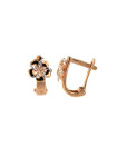 Rose gold kids earrings BRA10-08-02 
