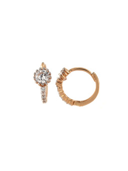 Rose gold zirconia earrings BRR01-01-06