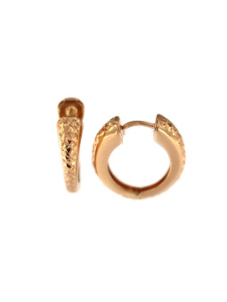 Rose gold earrings BRR01-03-16