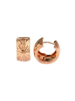 Rose gold earrings BRR01-03-17