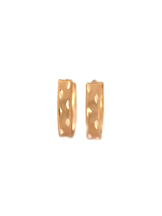 Rose gold earrings BRR01-06-03