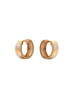 Rose gold earrings BRR01-09-07