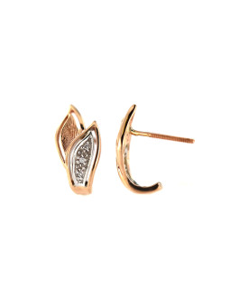 Rose gold diamond earrings BRBR01-07-02