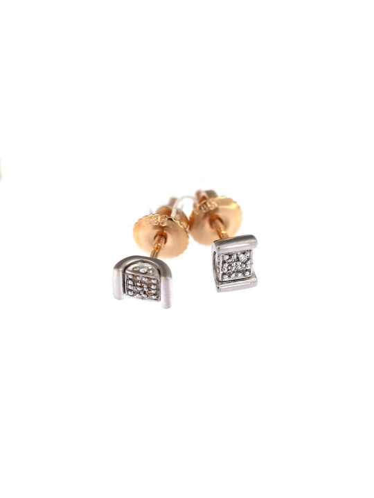 Rose gold diamond earrings BRBR01-06-02