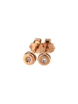 Rose gold diamond earrings BRBR01-05-01