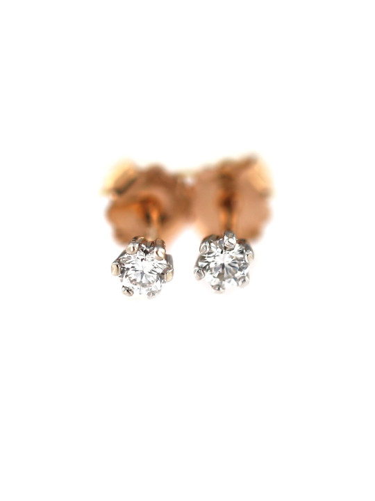 Rose gold diamond earrings BRBR01-03-06