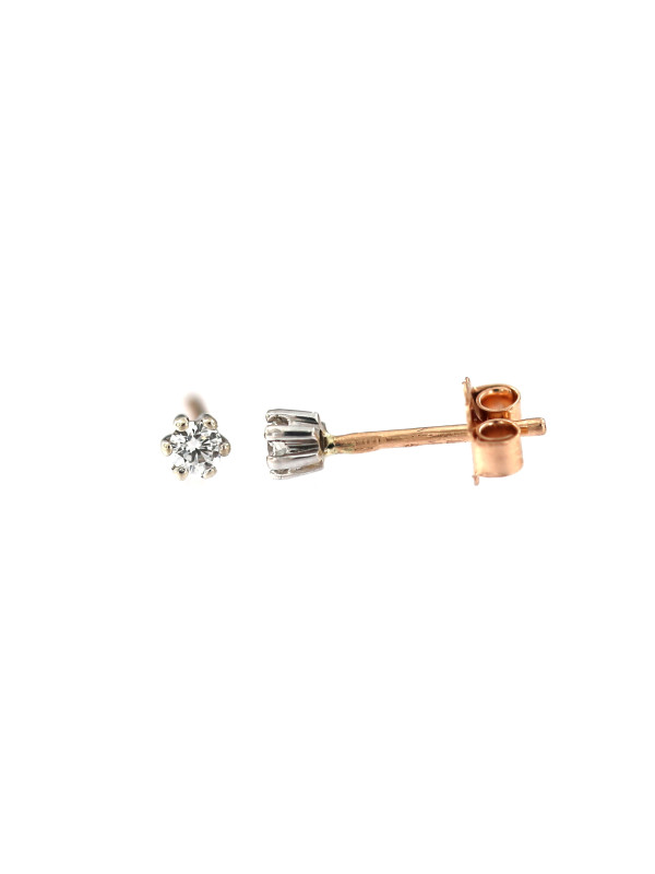 Rose gold diamond earrings BRBR01-03-06