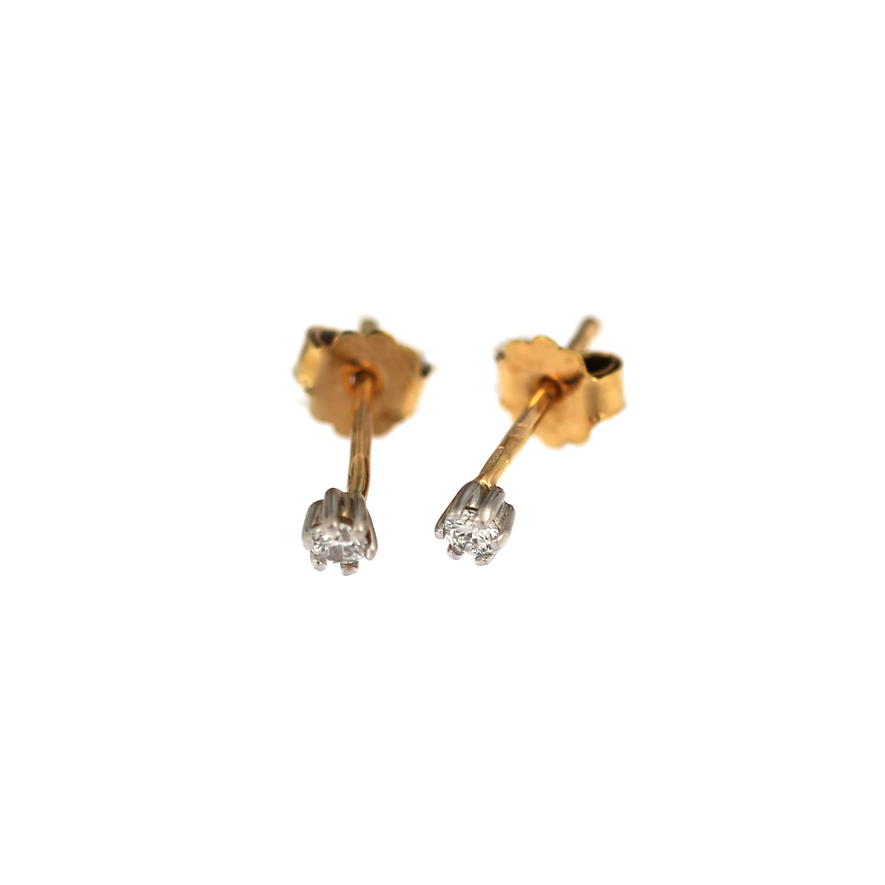 Rose gold diamond earrings BRBR01-03-05