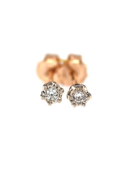 Rose gold diamond earrings BRBR01-03-02