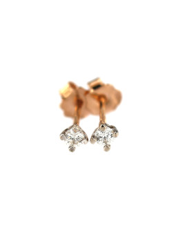Rose gold diamond earrings BRBR01-01-04