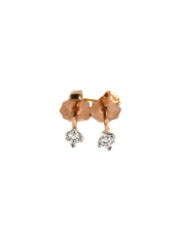 Rose gold diamond earrings BRBR01-01-02