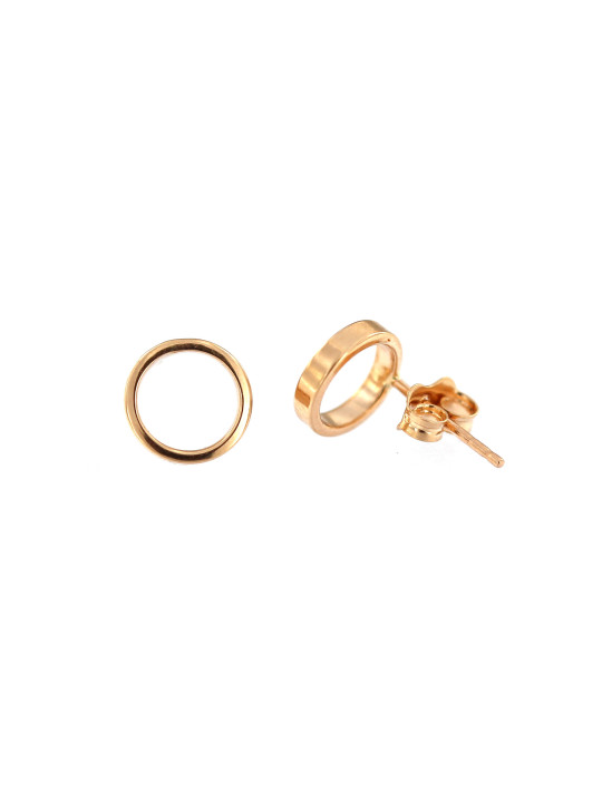 Rose gold pin earrings BRV12-01-01