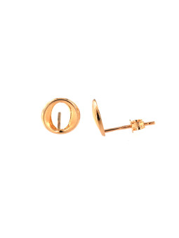 Rose gold pin earrings BRV12-01-02