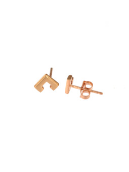 Rose gold pin earrings BRV08-02-01