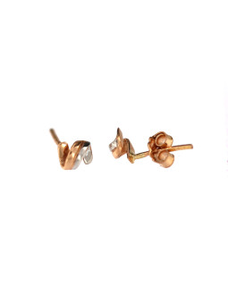 Rose gold pin earrings BRV08-02-02
