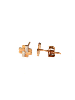 Rose gold pin earrings BRV08-03-01
