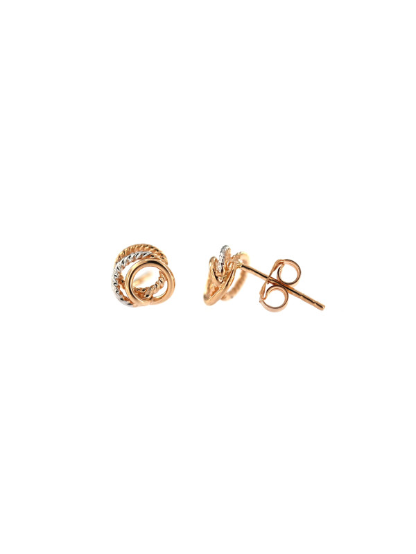 Rose gold pin earrings BRV08-04-02
