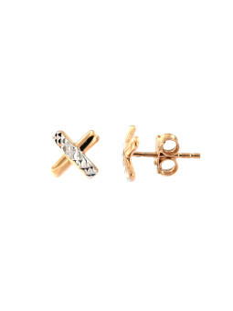 Rose gold pin earrings BRV08-05-04