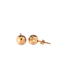 Rose gold ball stud earrings BRV05-03-03