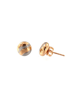 Rose gold ball stud earrings BRV05-05-01