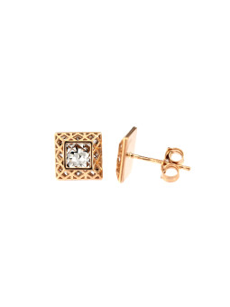 Rose gold stud earrings BRV04-02-05