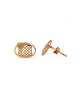 Rose gold stud earrings BRV04-05-01