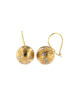 Yellow gold earrings BGB01-02-02