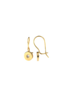 Yellow gold earrings BGB01-03-02
