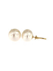 Yellow gold pearl earrings BGP01-01-02 