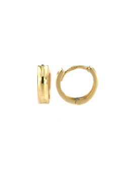 Yellow gold hoop earrings BGR01-01-09