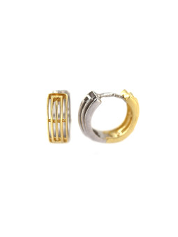 Yellow gold hoop earrings BGR01-06-02