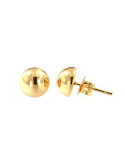 Yellow gold stud earrings BGV05-01-01