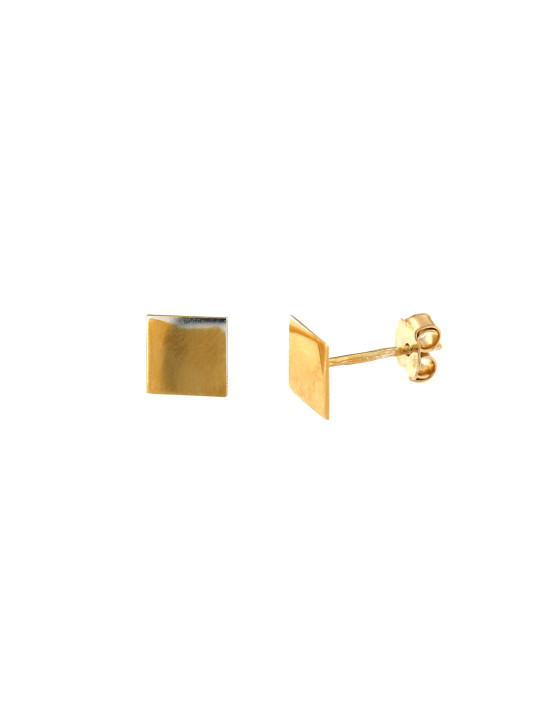 Yellow gold stud earrings BGV08-04-01