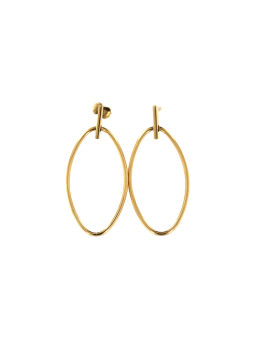 Yellow gold drop earrings BGV11-03-06