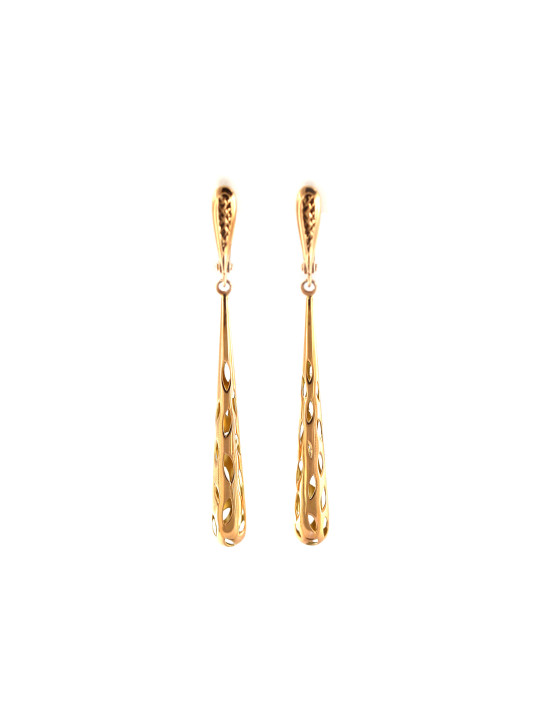 Rose gold drop earrings BRA05-02-22