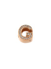 Rose gold initial letter pendant ARR-G-01 