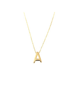 Yellow gold pendant necklace CPG12-A-02
